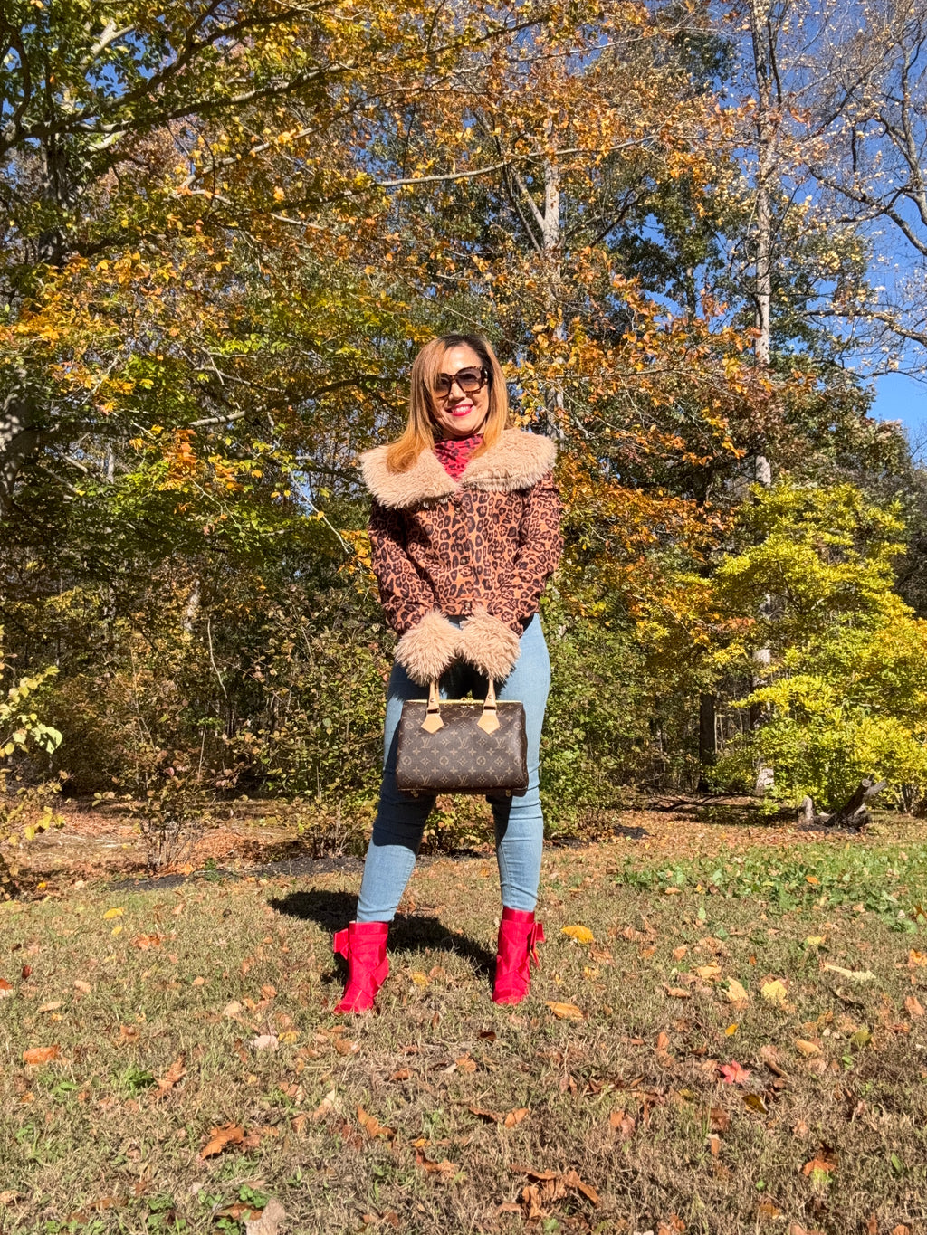 LV inspired barrel bag