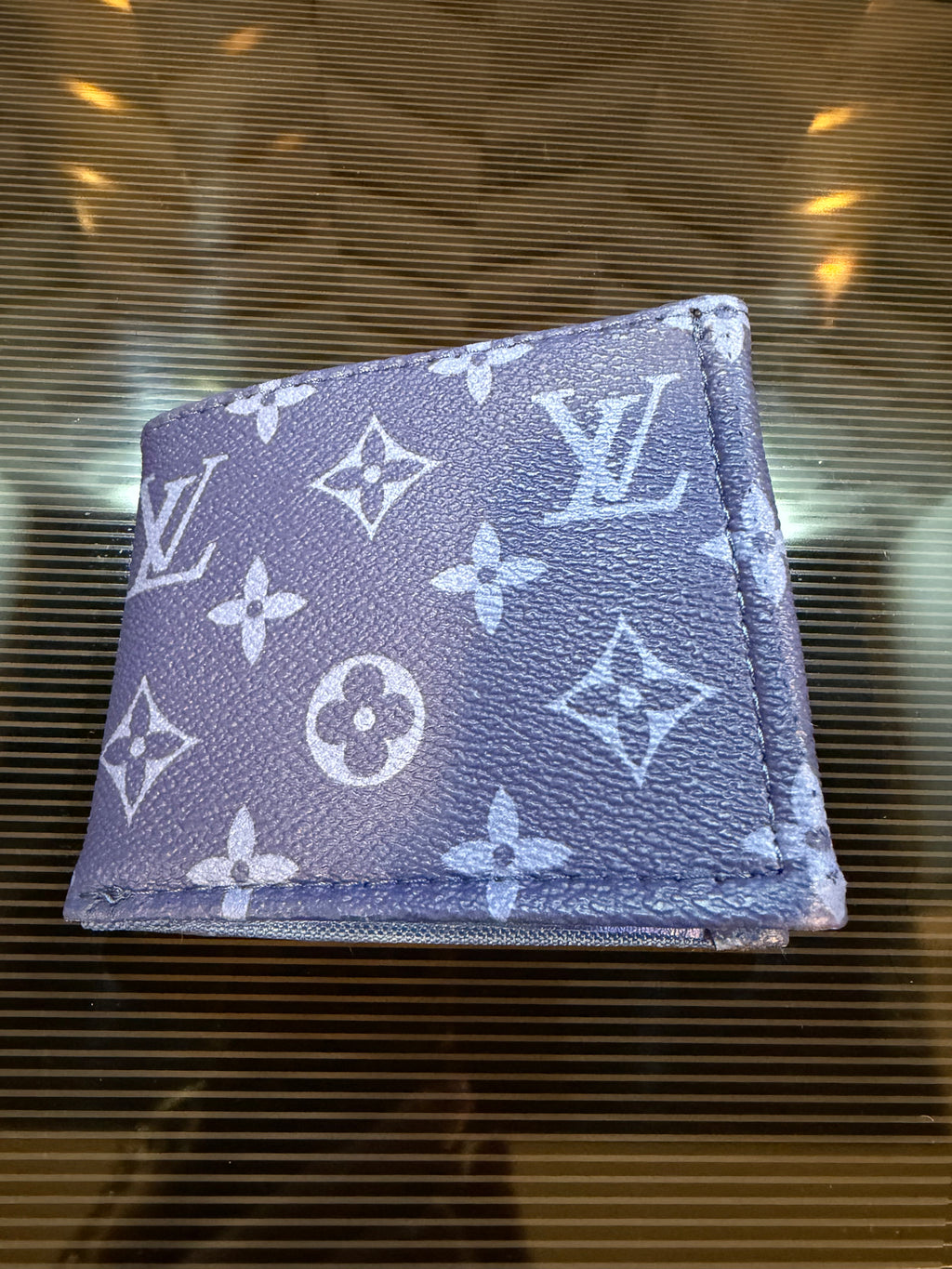 Blue LV inspired Men’s Wallet